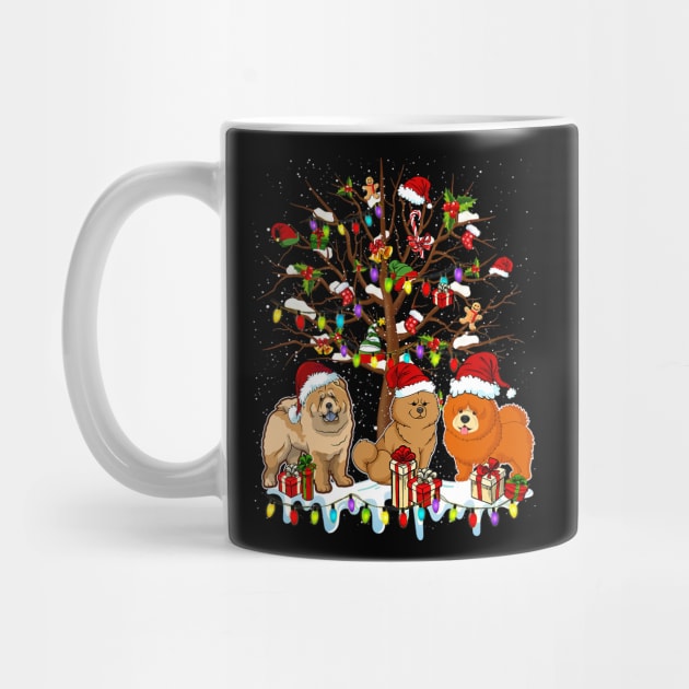 Chow Chow Christmas Tree Santa by IainDodes